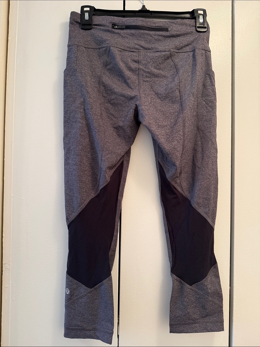 lululemon athletica Gray and Black Leggings